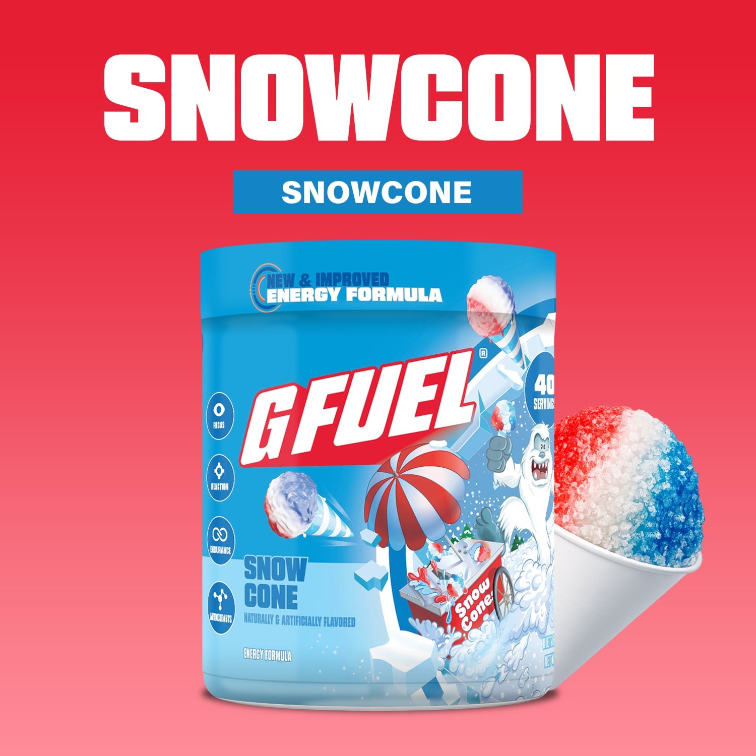 G FUEL| Snow Cone 2.0 Tub 