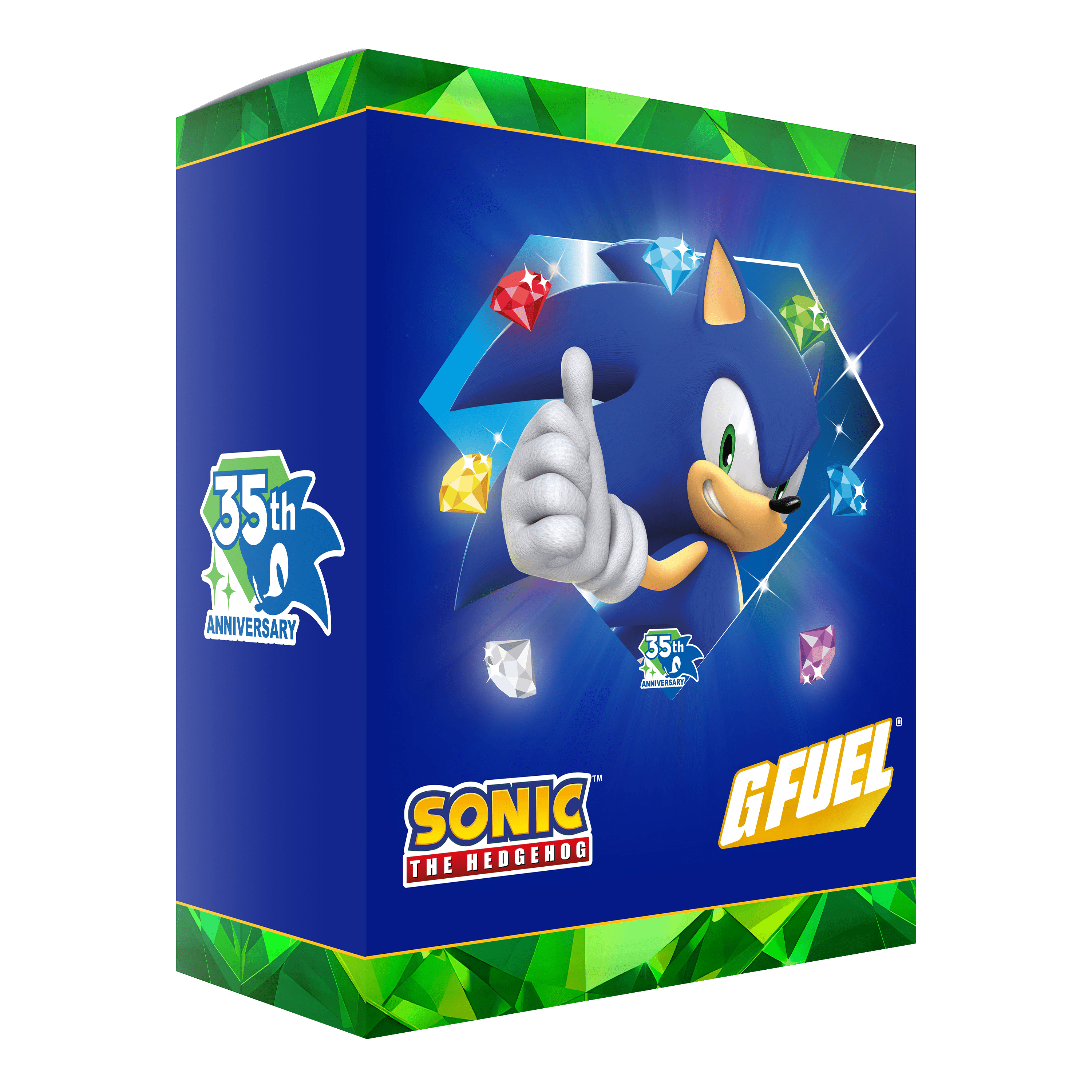 G FUEL| Sonic's Peach Rings 35th Anniversary Collector's Box Tub (Collectors Box) 