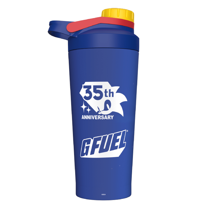 G FUEL| Sonic's Peach Rings 35th Anniversary Collector's Box Tub (Collectors Box) 