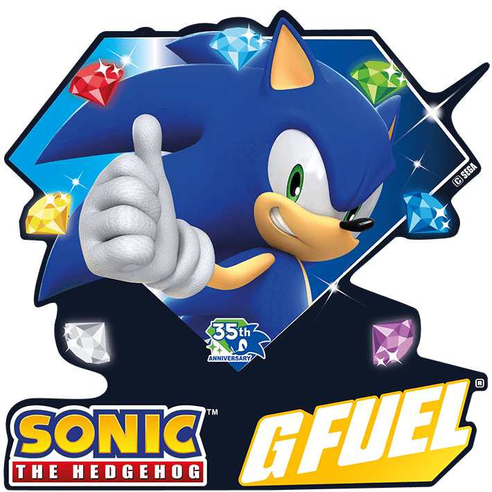 G FUEL| Sonic's Peach Rings 35th Anniversary Sticker Pack Sticker 