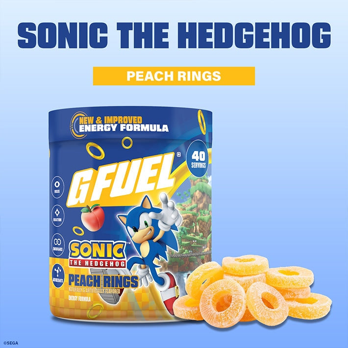 G FUEL| Sonic's Peach Rings Tub 