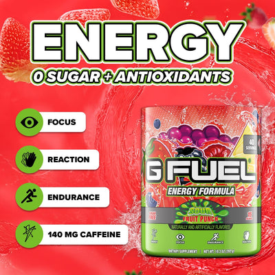 G FUEL| Sour Fruit Punch Tub 