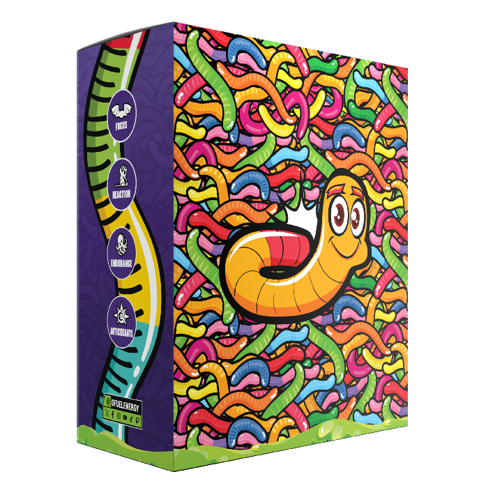 G FUEL| Sour Gummy Worms Collector's Box Tub (Collectors Box) 