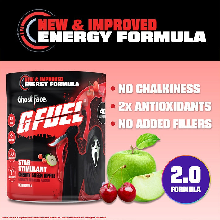 G FUEL X Ghost Face | Stab Stimulant Formula 2.0