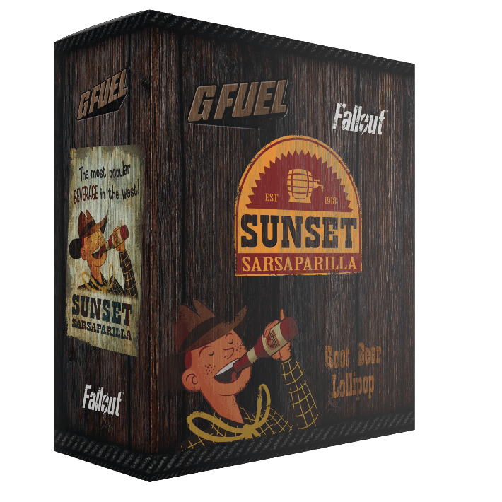 G FUEL| Sunset Sarsaparilla Collector's Box Tub (Collectors Box) 