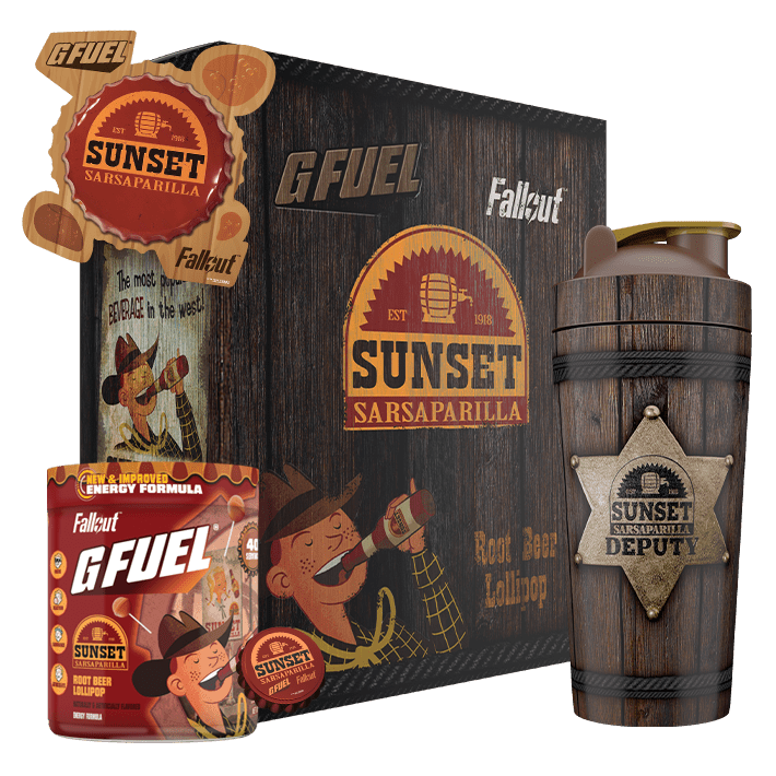 G FUEL| Sunset Sarsaparilla Collector's Box Tub (Collectors Box) 