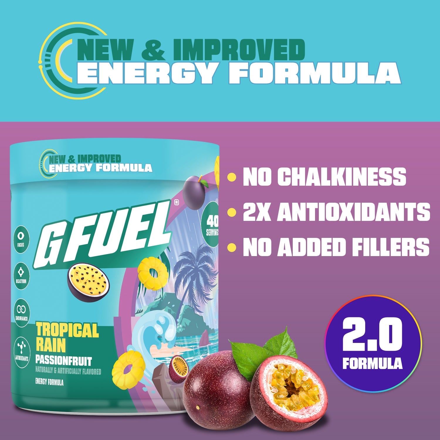 G FUEL| Tropical Rain 2.0 Tub 