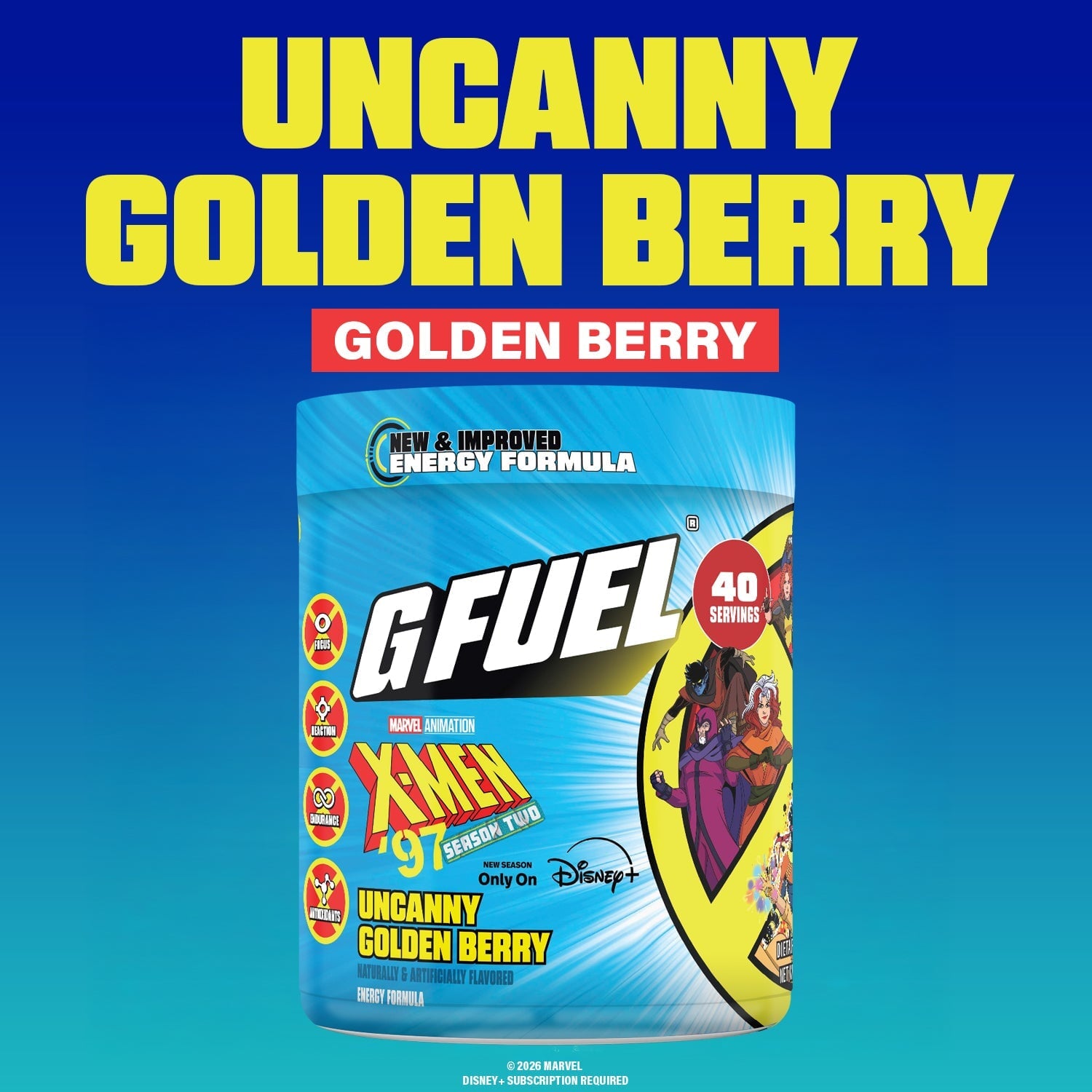 G FUEL| Uncanny Golden Berry Tub 