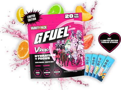 G FUEL| VShojo Hydration + Focus Pack Pack 