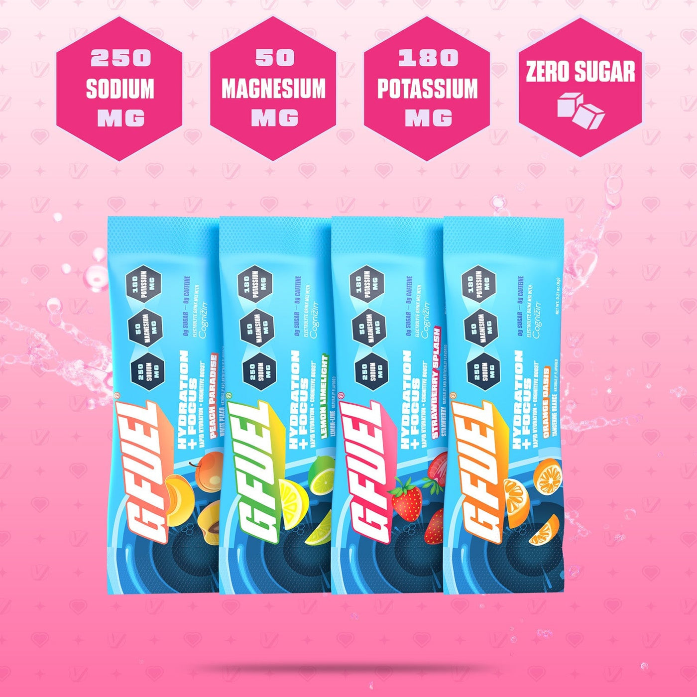 G FUEL| VShojo Hydration + Focus Pack Pack 