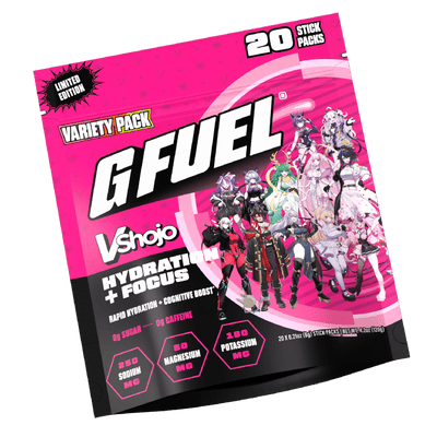 G FUEL| VShojo Hydration + Focus Pack Pack 