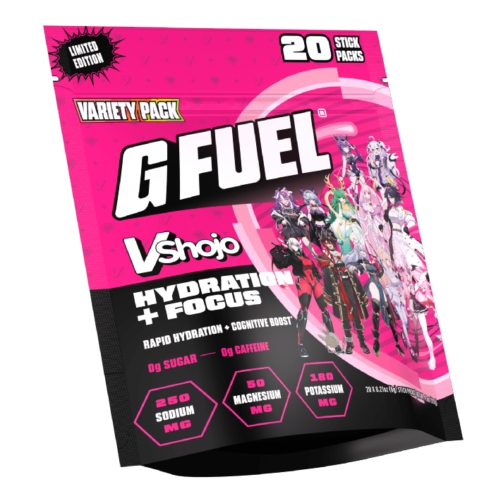 G FUEL| VShojo Hydration + Focus Pack Pack 