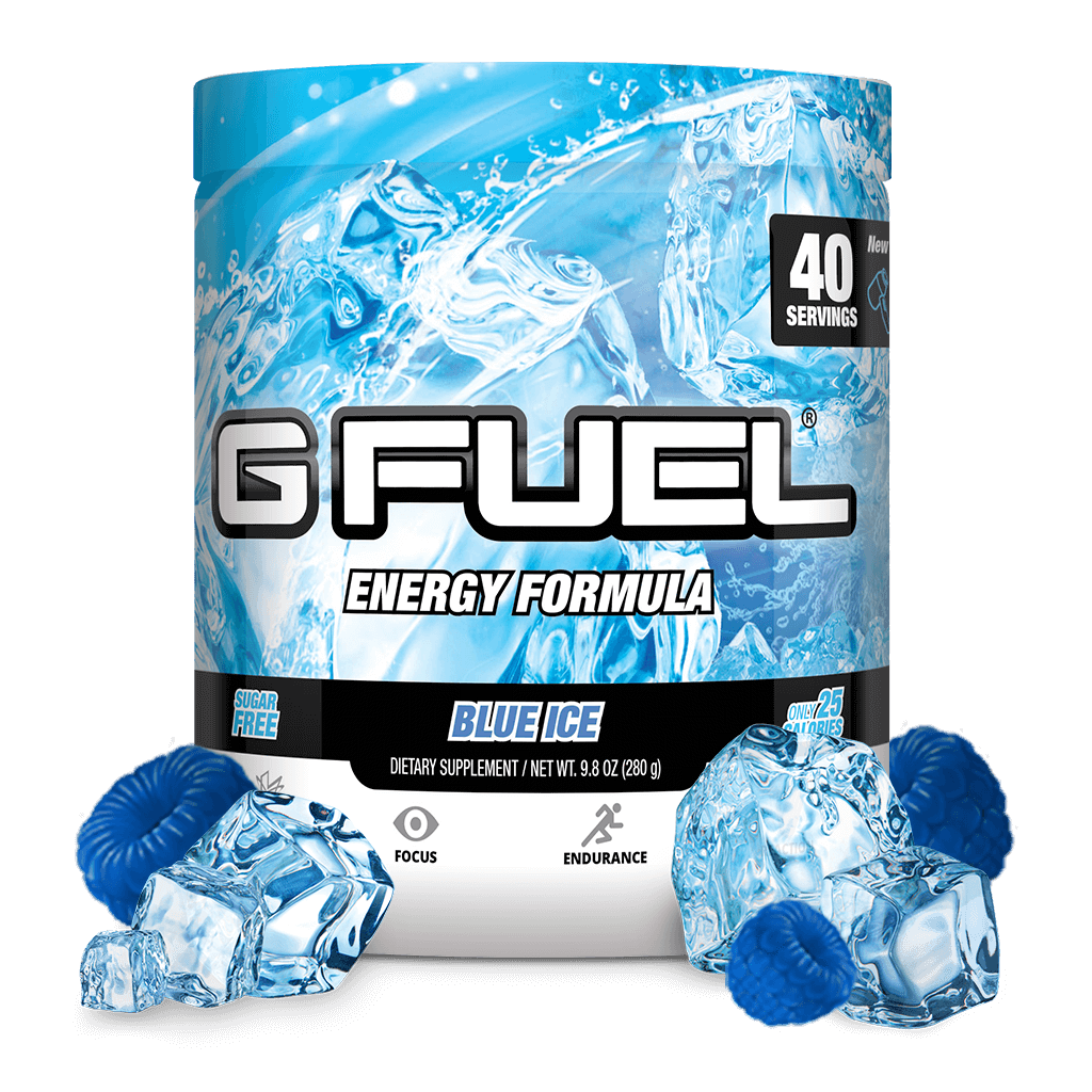 G FUEL| Blue Ice Bundle (Tub + Cans 4 Pack) Bundle (Cans) 