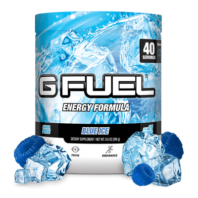 G FUEL| Blue Ice Bundle (Tub + Cans 4 Pack) Bundle (Cans) 