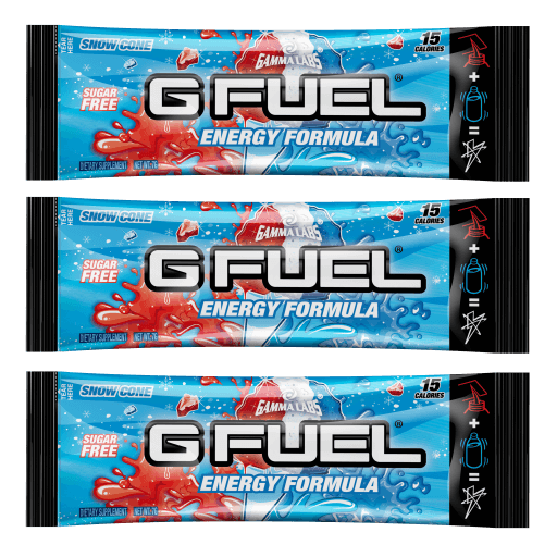G FUEL| Snow Cone (3 Pack) Pack 
