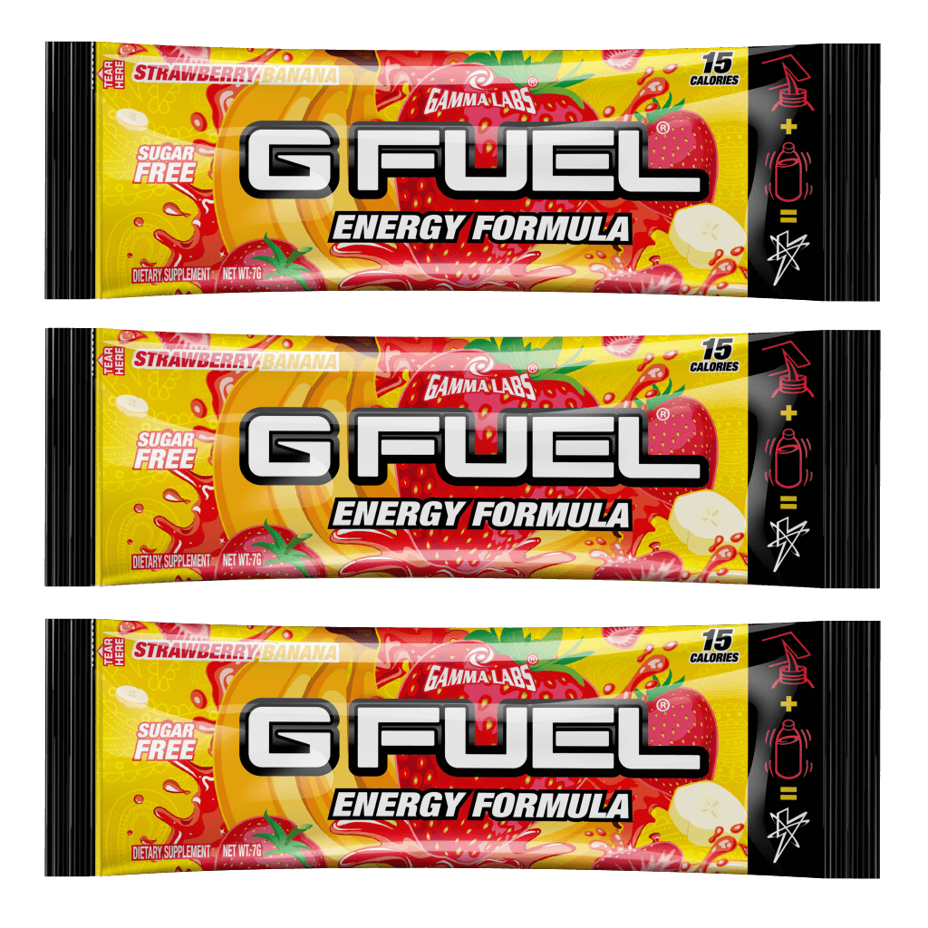 G FUEL| Strawberry Banana (3 Pack) Pack 