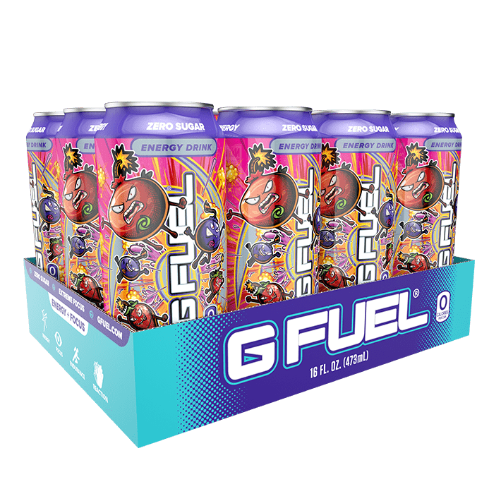 G FUEL| Berry Bomb Cans RTD 12 Pack RTD-BBM12