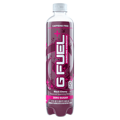 G FUEL| Black Cherry (Sparkling Hydration 12 Pack) RTD Hydration 