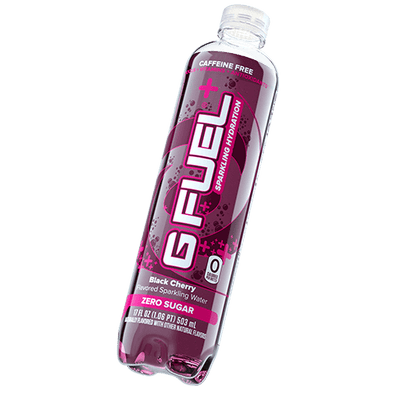 G FUEL| Black Cherry (Sparkling Hydration 12 Pack) RTD Hydration 