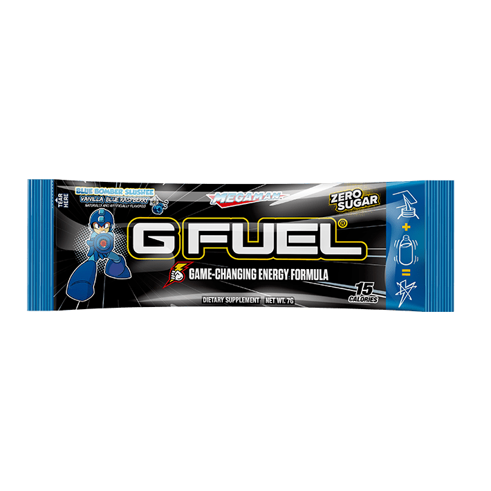 G FUEL| Blue Bomber Slushee - Single Energy Pack Pack 