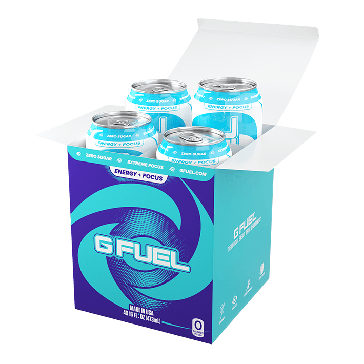 G FUEL| Blue Ice Cans RTD 4 Pack RTD-B4-YP
