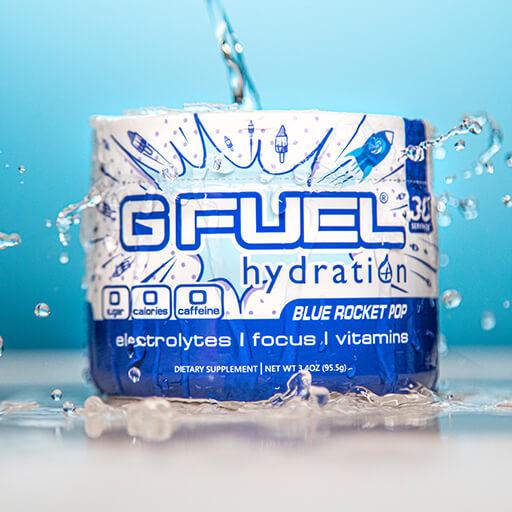 G FUEL| Blue Rocket Pop (Caffeine-Free) Hydration Tub 