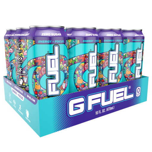G FUEL CLICKBAIT Cans  16 oz Carbonated Energy Drink