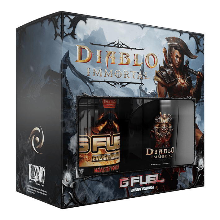 G FUEL| Diablo Health Potion Collector's Box Tub (Collectors Box) Barbarian CB-HP1