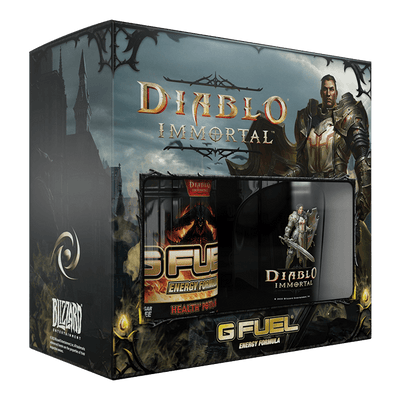 G FUEL| Diablo Health Potion Collector's Box Tub (Collectors Box) Crusader CB-HP2