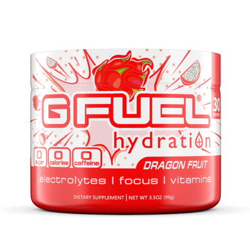 G FUEL| Dragon Fruit (Caffeine-Free) Hydration Tub 