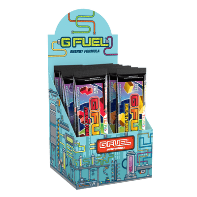 G FUEL| Energy Pack Box Box Tetriminos GFUEL-21PACK-TETRIS