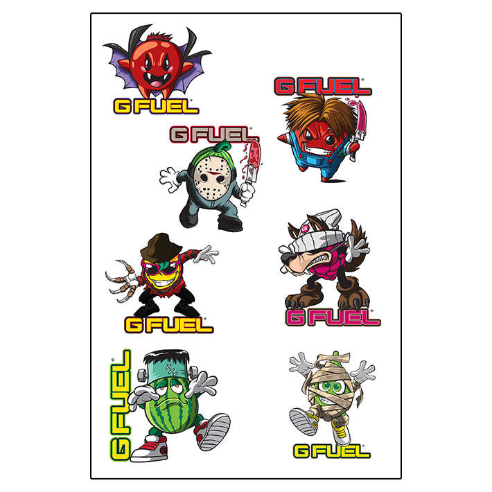 Flavor Buddiez Spooky SZN Sticker Sheet