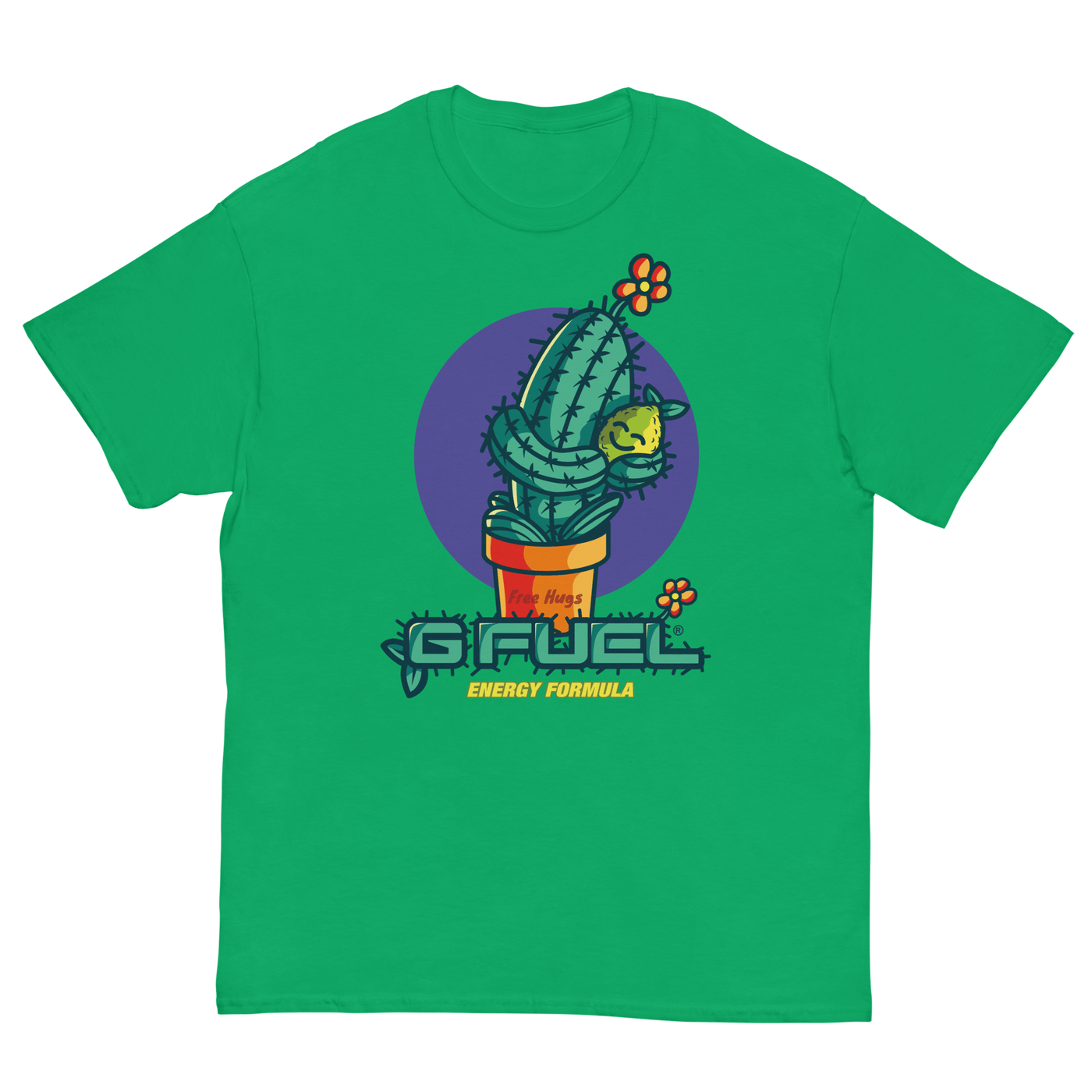 G FUEL| Free Hugs T-Shirt Shirt Irish Green S 3026789_15855