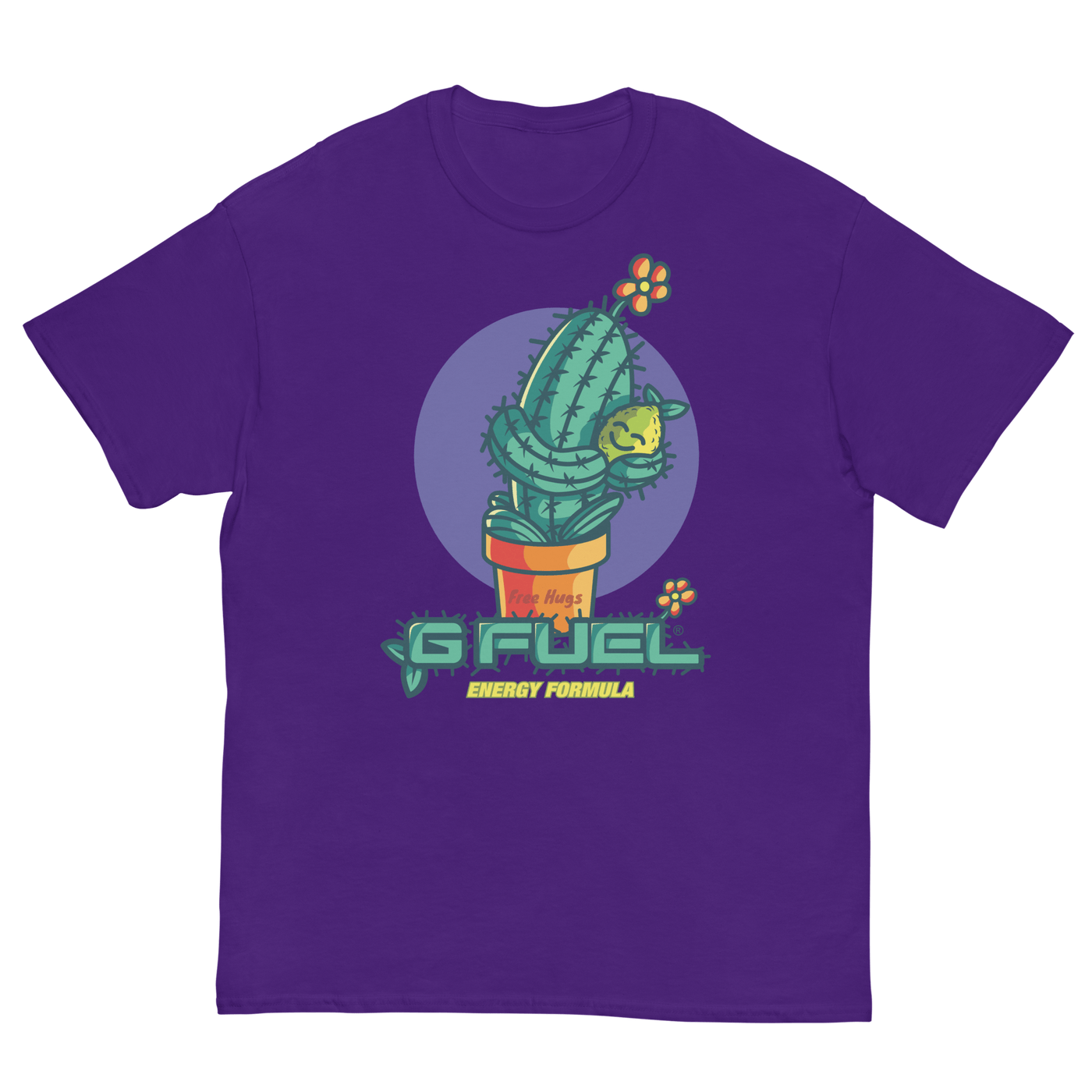 G FUEL| Free Hugs T-Shirt Shirt Purple S 3026789_15873