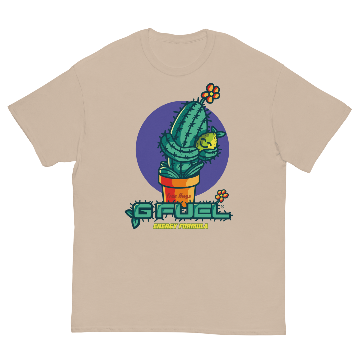 G FUEL| Free Hugs T-Shirt Shirt Sand S 3026789_12639