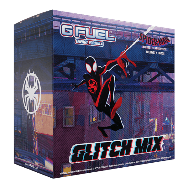 G Fuel Spider-Man 2099 Miles Morales Across the Spider-Verse Tall Boy  Shaker Cup
