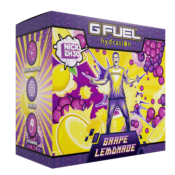 G FUEL| Grape Lemonade Collector's Box Hydration Tub (Collectors Box) 