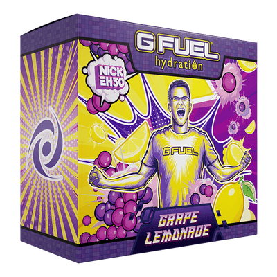 G FUEL| Grape Lemonade Collector's Box Hydration Tub (Collectors Box) 
