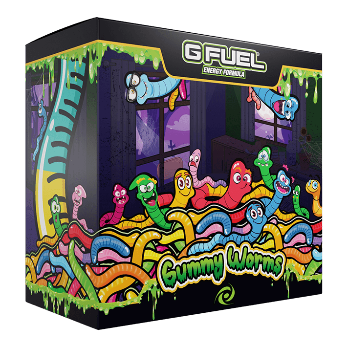 G FUEL| Gummy Worms Collector's Box Tub (Collectors Box) 