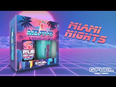 G FUEL Miami Nights Shaker Cup