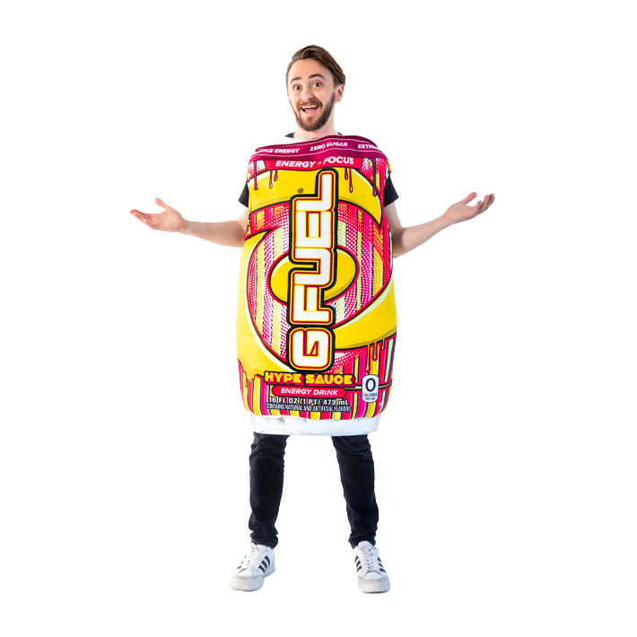 G FUEL| Hype Sauce Can Costume 