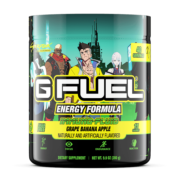 G FUEL x Cyberpunk Edgerunners | Immuno-Fluid Energy Tub