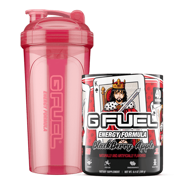 G Fuel Shaker Cup 24 oz GFuel Colossal Red Shaker