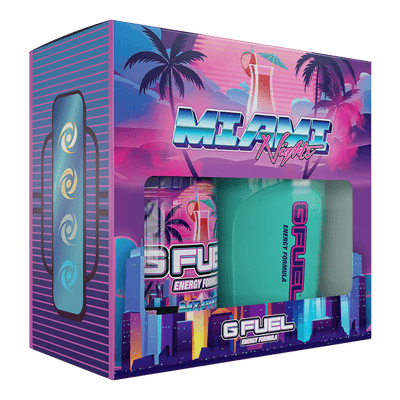 G FUEL| Miami Nights Collector's Box Tub (Collectors Box) 