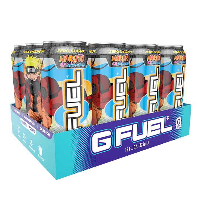 G FUEL| Naruto's Sage Mode Cans RTD 12 Pack RTD-SA12