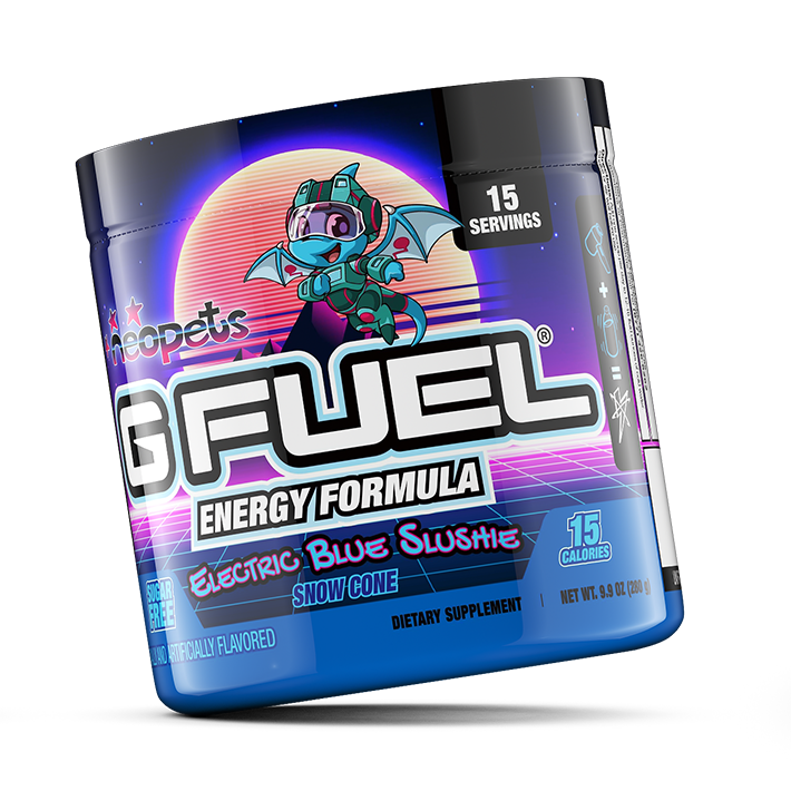 G FUEL| NeoPets Electric Blue Slushie Tubs 