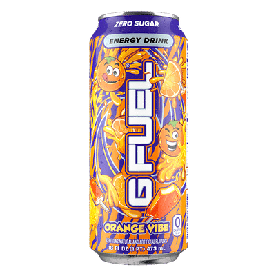 G FUEL| Orange Vibe Generic Cans RTD Single Can RTD-OVR1