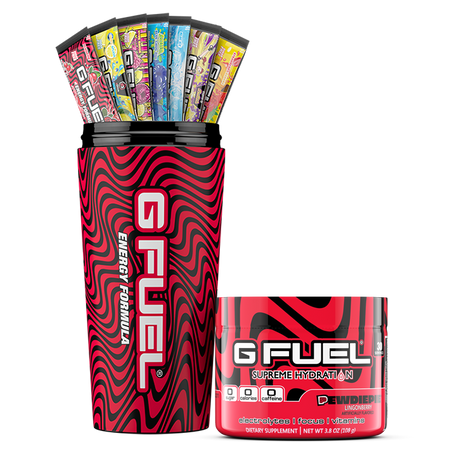 Pewdiepie – G FUEL  Starter kit, Shaker cup, Peach ice tea