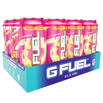 G FUEL| Pink Drip Cans RTD 12 Pack RTD-PD12