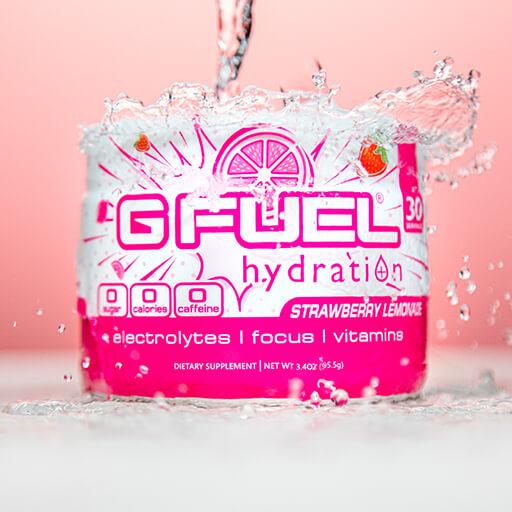 G FUEL| Strawberry Lemonade (Caffeine-Free) Hydration Tub 